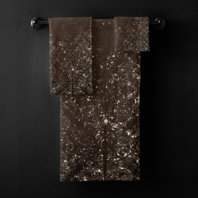 Glimmery Bronze Grunge | Riche Brown verre Damas (Créateur téléchargé)
