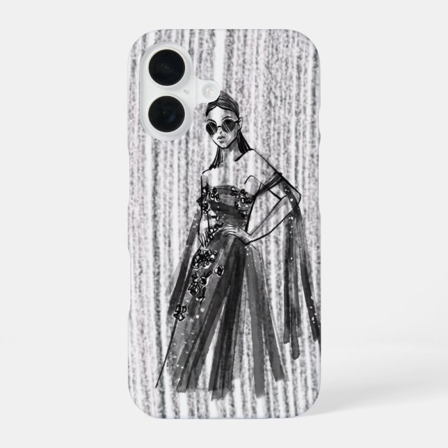  "GlimmrTech Couture" iPhone 16 Case (Back)