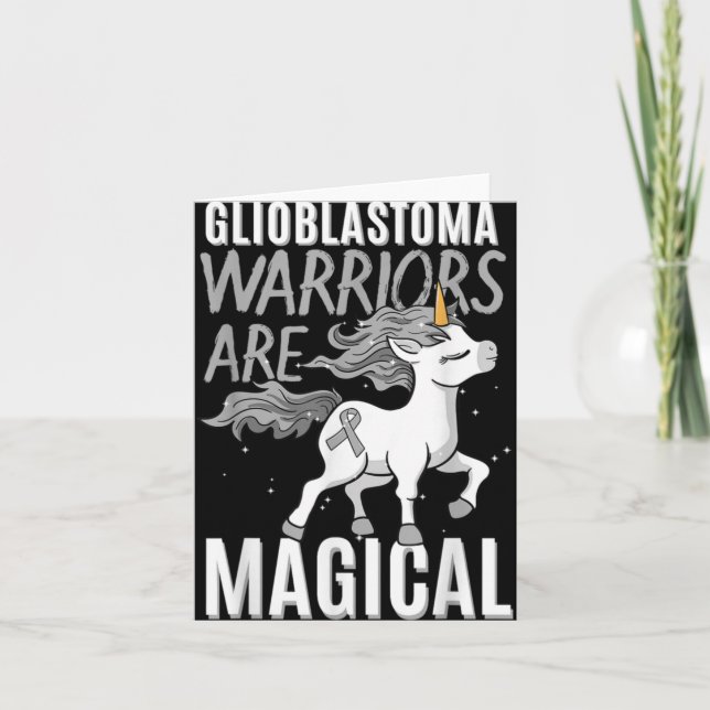 Glioblastoma Multiforme Warrior Grade Iv Astrocyto Card (Front)