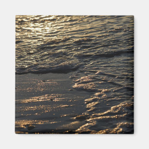 Glistening Beach Morning Magnet