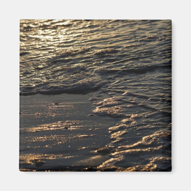Glistening Beach Morning Magnet (Front)