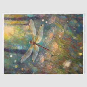 Glistening Morning Rise, Dazzling Dragonflies Tissue Paper