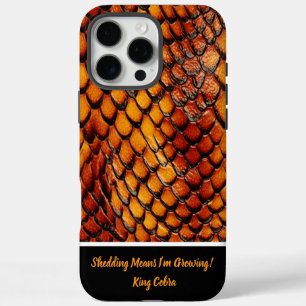 Glistening patterned snake skins in sunlight iPhone 16 pro max case
