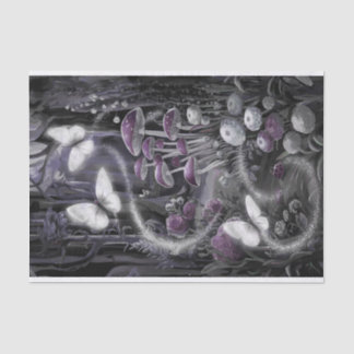 Glistening Wings, Butterflies Amethyst Forest Tissue Paper