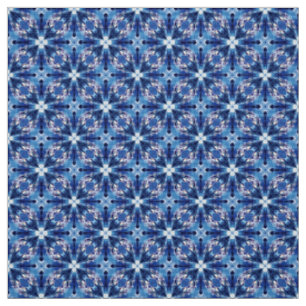Glitch2 Blue White Furniture Fabric