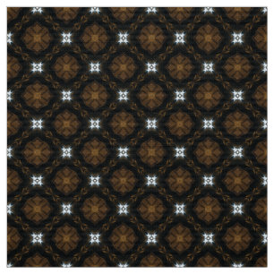 Glitch2 Brown Grey tile pattern fabric