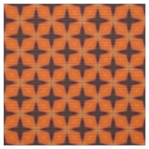 Glitch2 Brown star tiled pattern fabric