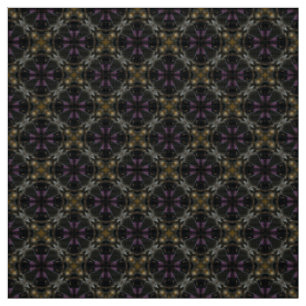 Glitch2 Dark grey brown tile Fabric