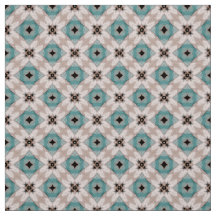 Glitch2 Tissu De Mobilier Rose Cyan Foncé