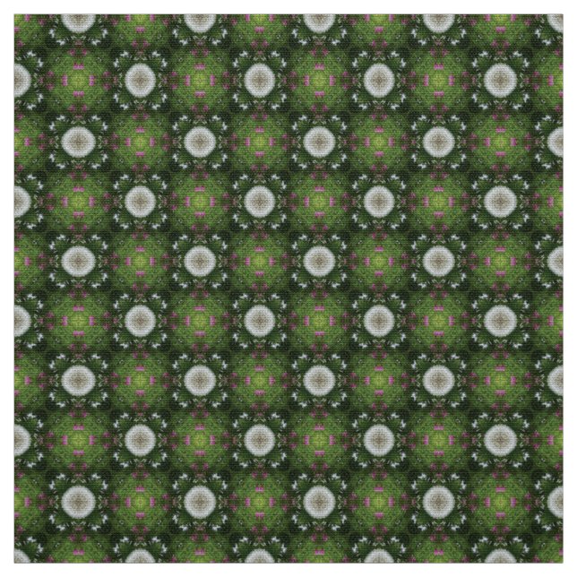 Glitch2 Tissu motif vert et gris clair (Échantillon)