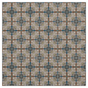 Glitch2 Turquoise tissu de meubles Brown