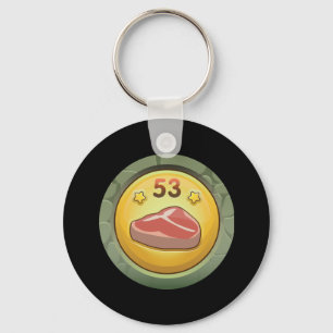 Glitch: achievement hardcore carnivore keychain