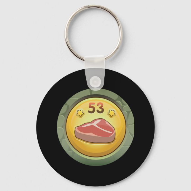 Glitch: achievement hardcore carnivore keychain (Front)