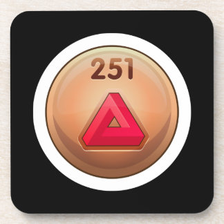 Glitch Achievement minor refiner red class Coaster