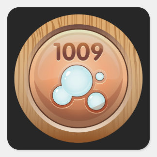Glitch Achievement secondbest bubble farmer Square Sticker