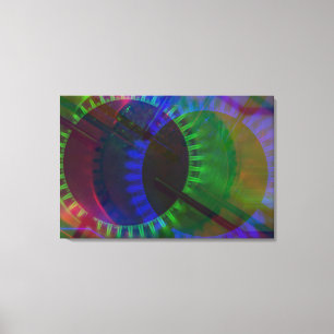 GLITCH ART sur plaque de gaz sur impression sur to
