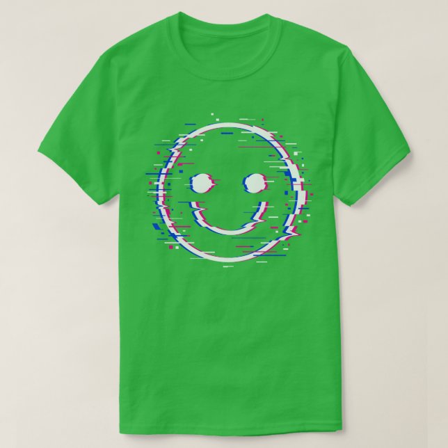 Glitch Face T-Shirt (Design Front)