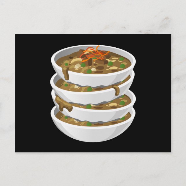 Glitch Food awesome stew Postcard (Front)