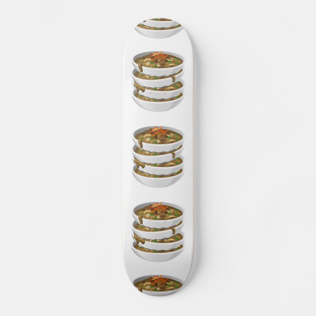 Glitch Food awesome stew Skateboard (Front)