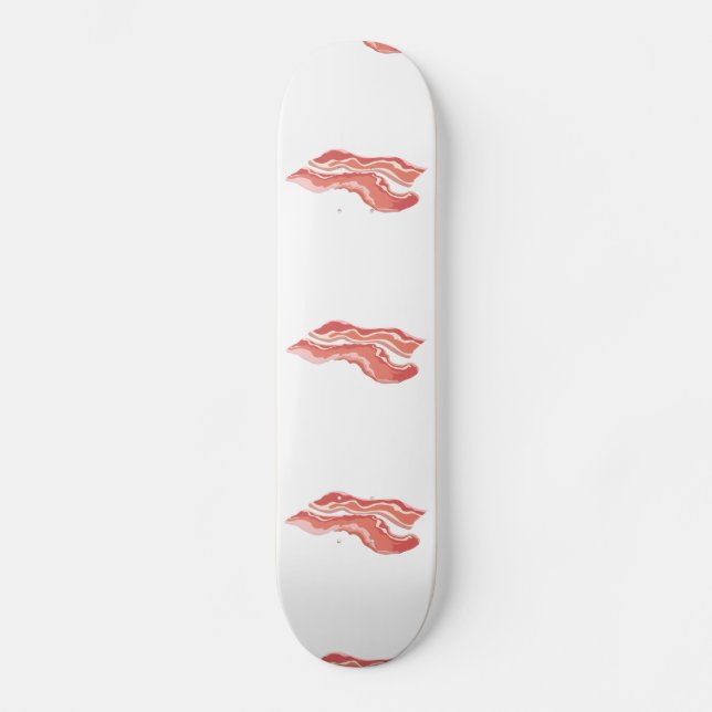 Glitch Food bacon Skateboard (Front)