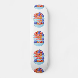 Glitch Food berry bowl Skateboard