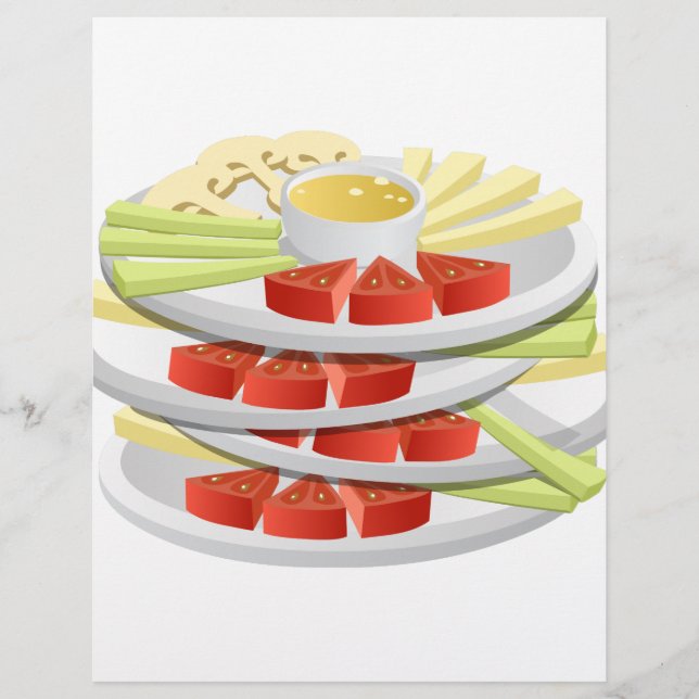 Glitch Food choice crudites (Front)