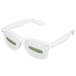 Glitch Food cucumber Retro Sunglasses