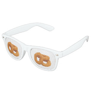 Glitch Food onion rings Retro Sunglasses