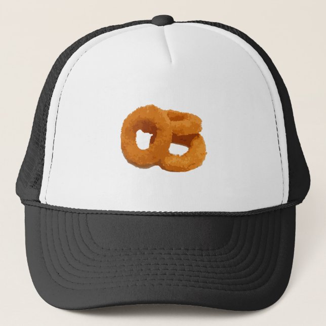 Glitch Food onion rings Trucker Hat (Front)