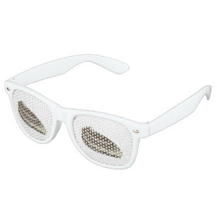 Glitch Food oysters ocean Retro Sunglasses
