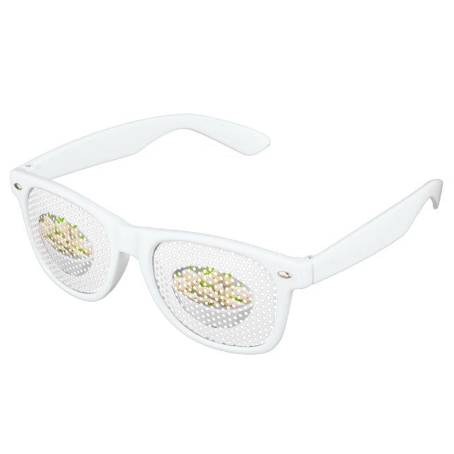 Glitch Food precious potato salad Retro Sunglasses (Angled)