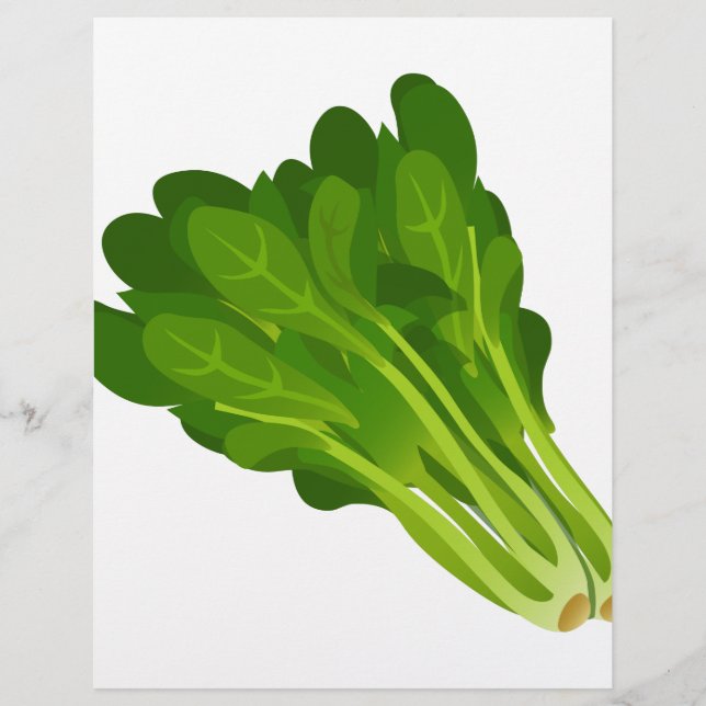 Glitch Food spinach (Front)