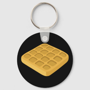 Glitch Food waffles Keychain