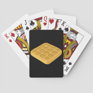 Glitch Food waffles Playing Cards