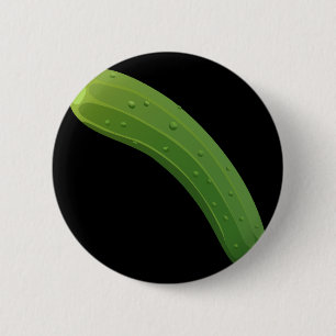 Glitch Food zucchini 2 Inch Round Button