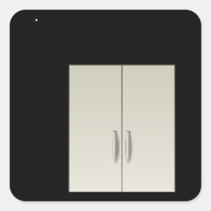 Glitch Furniture bag cabinet alakol 4 4 Square Sticker