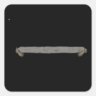 Glitch Furniture bag trophycase heights Square Sticker