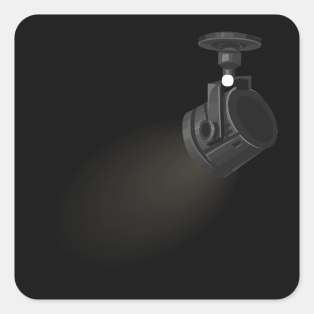 Glitch furniture ceilinglamp ceiling stage light square sticker (Front)