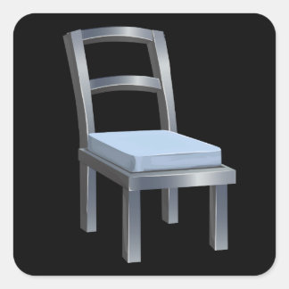 Glitch furniture chair basic metal chair square sticker