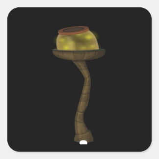 Glitch furniture floorlamp firefly jar floor lamp square sticker