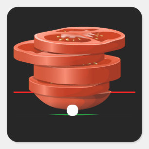 Glitch furniture sidetable tomato side table square sticker