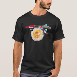 Glitch Hummus Middle Eastern Kitchen Men Women Chi T-Shirt