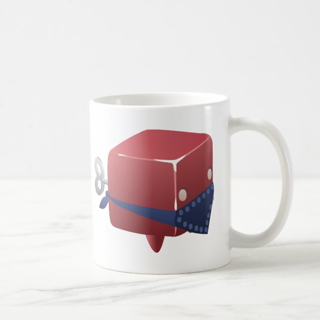 Glitch juju cubimal coffee mug (Right)