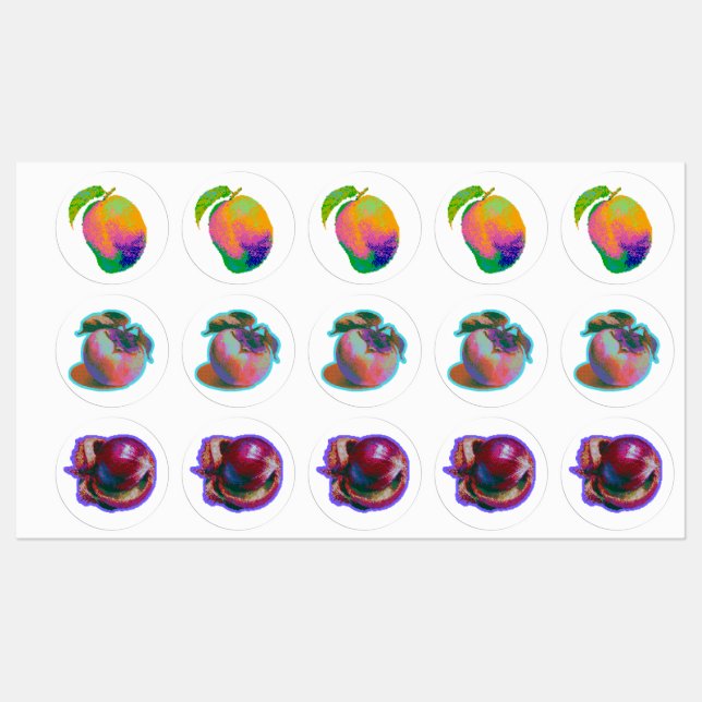 Glitch Pixel  Fruit Art (Sheet)