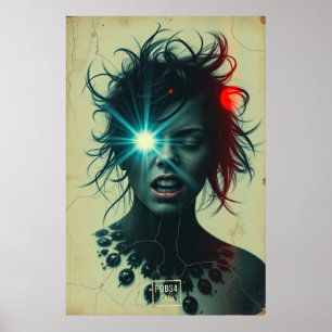 Glitch Siren : Poster Cyber Vision