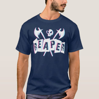 Glitched Reaper with skull Halloween special T-Shirt
