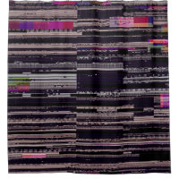 Glitched TV screen with broken pixels. Abstract fu