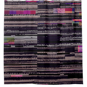 Glitched TV screen with broken pixels. Abstract fu