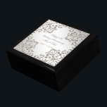 Glitter 60th Diamond Wedding Anniversary Gift Box<br><div class="desc">A Digitalbcon Images Design featuring a platinum silver colour and glitter diamond design theme with a variety of custom images, shapes, patterns, styles and fonts in this one-of-a-kind "Glitter 60th Diamond Wedding Anniversary" Gift Box. This elegant and attractive design comes complete with customizable text lettering to suit your own special...</div>
