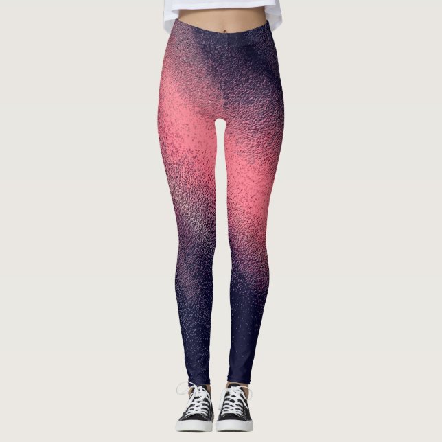 Glitter Abstract Pattern Leggings (Front)